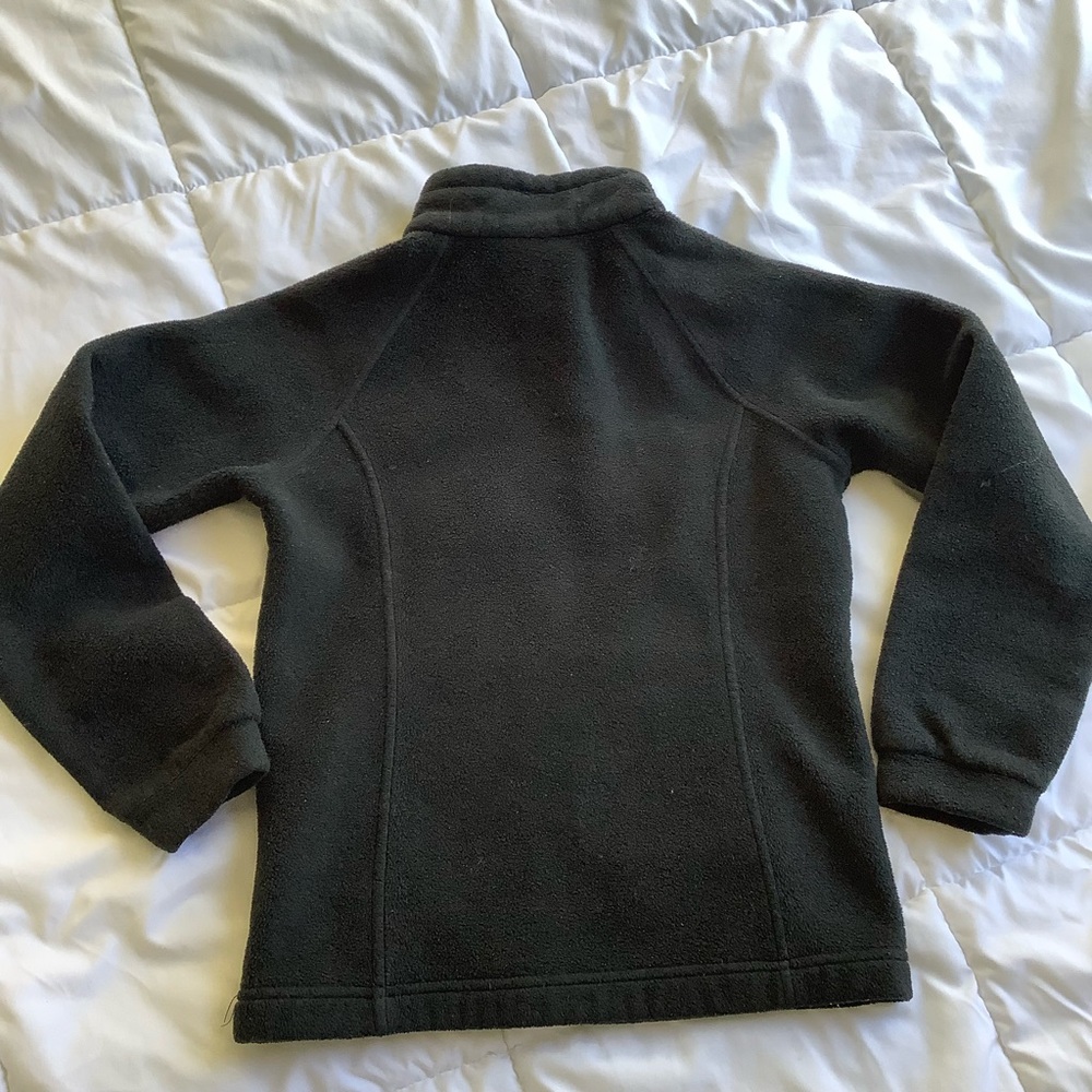 Columbia Youth Jacket Black Full Zip Size M 10/12 - Picture 8 of 8